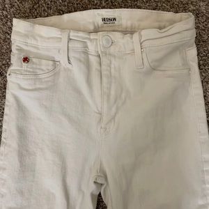 Hudson High Waist Barbara White Super Skinny